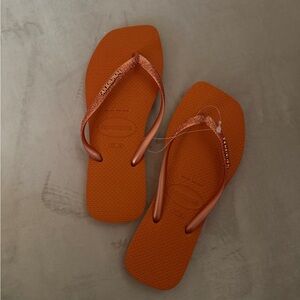 Havaianas Vibrant Orange Sandals